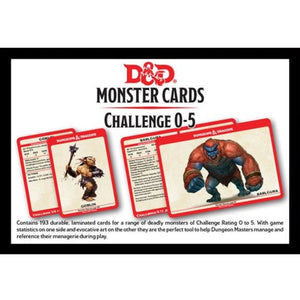 Dungeons & Dragons: Monster Cards Challenge 0-5 - Tistaminis