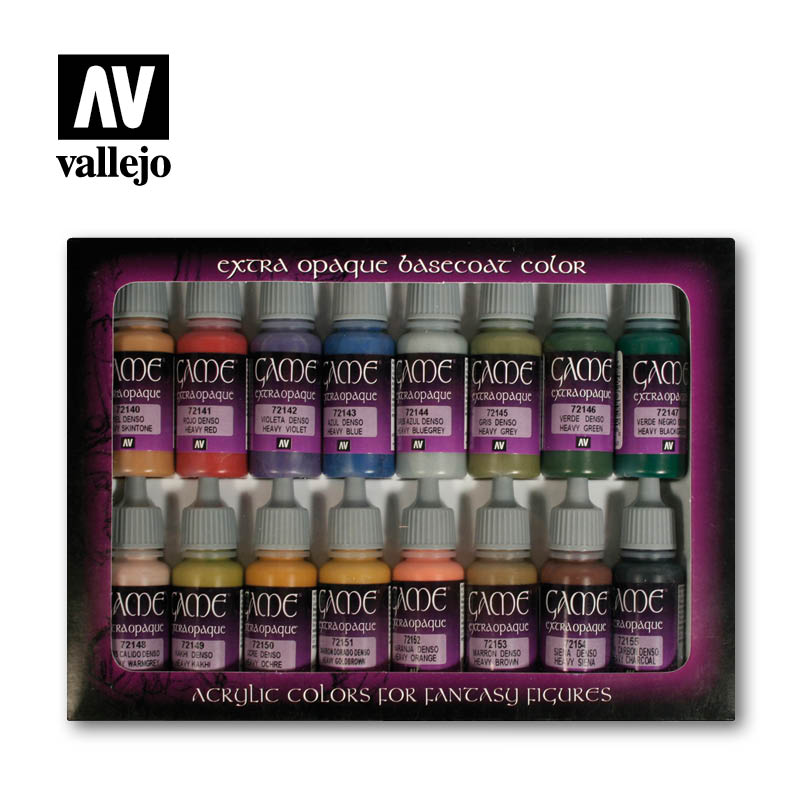 Vallejo Game Colour Set: Extra Opaque | TISTAMINIS