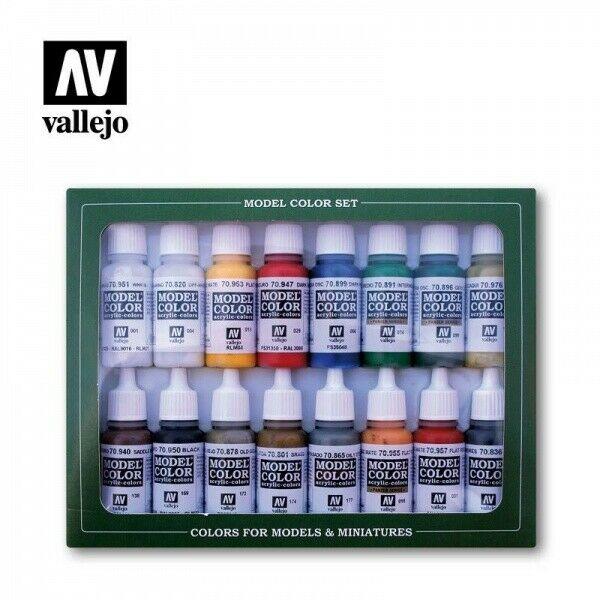 VVAL70125 FACE/SKIN COLORS (16PC/SET) Paint Set New - TISTA MINIS