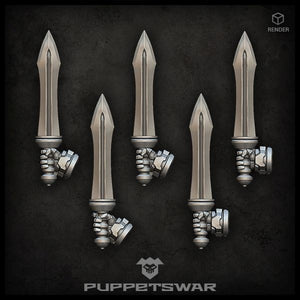Puppets War Gladius Swords (right) New - Tistaminis
