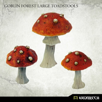 Kromlech	Goblin Forest Large Toadstools (3) New - Tistaminis