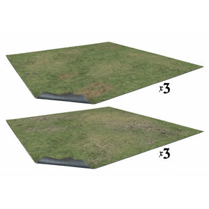 BATTLE SYSTEMS TERRAIN GRASSY FIELDS 6'X4' GAMING TABLE NEW - Tistaminis