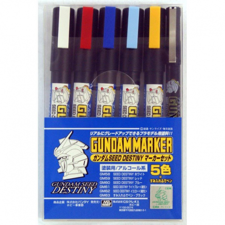 MR. HOBBY Gundam Marker Set - Gundam SEED Destiny 1 New - Tistaminis