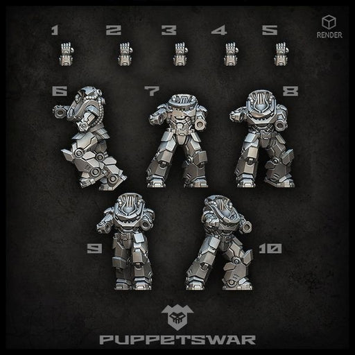 Puppets War Prime Gunners Bodies [with arms] New - Tistaminis