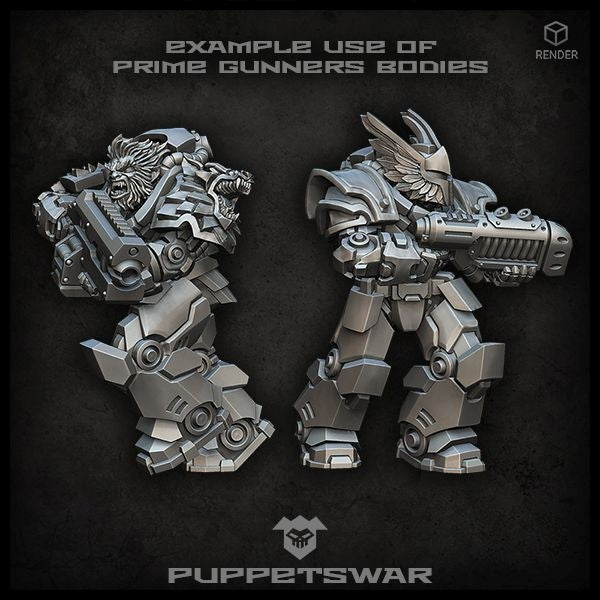 Puppets War Prime Gunners Bodies [with arms] New - Tistaminis