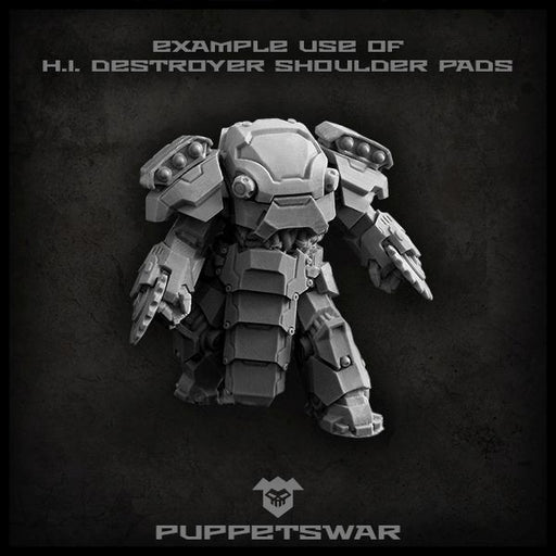 Puppets War H.I. Destroyer shoulder pads New - Tistaminis