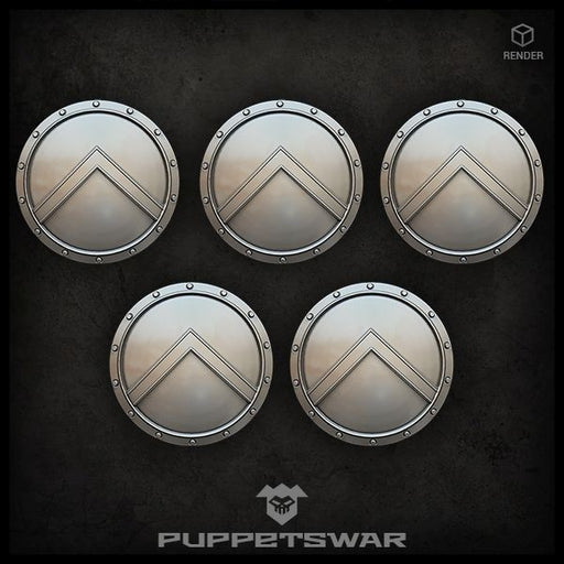 Puppets War Spartan Shields (left) New - Tistaminis