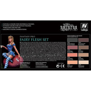 Vallejo Fantasy Pro Paint Set: Fairy Flesh - VAL74101 - TISTA MINIS