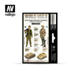Vallejo WWII Desert British & German Armour & Infantry Paint Set - TISTA MINIS