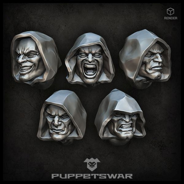 Puppets War Hooded heads New - Tistaminis