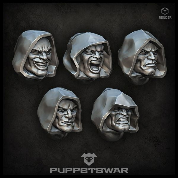 Puppets War Hooded heads New - Tistaminis