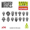 Green Stuff World Horror Heads - NIGHTMARE New - Tistaminis