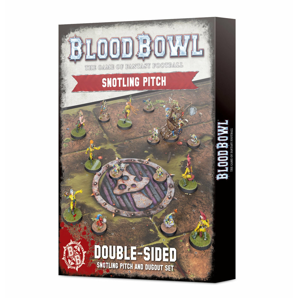Warhammer BLOOD BOWL SNOTLING TEAM PITCH & DUGOUTS New - TISTA MINIS