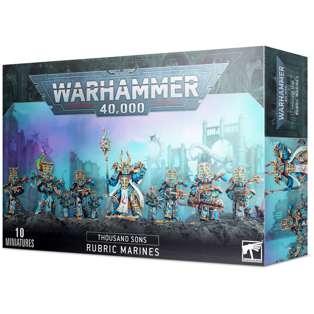 Warhammer Chaos Space Marines Thousand Sons Rubric Marines New in Box - Tistaminis