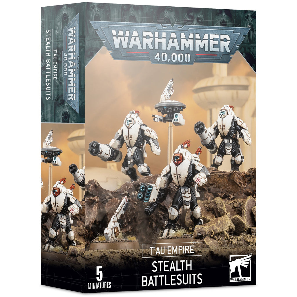 Warhammer Tau XV25 Stealth Suits Squad New - Tistaminis