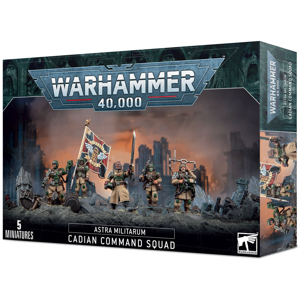 Warhammer Imperial Guard Cadian Command Squad New - Tistaminis