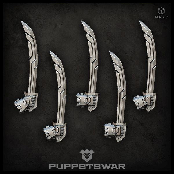 Puppets War Hussar Sabres [right] New - Tistaminis