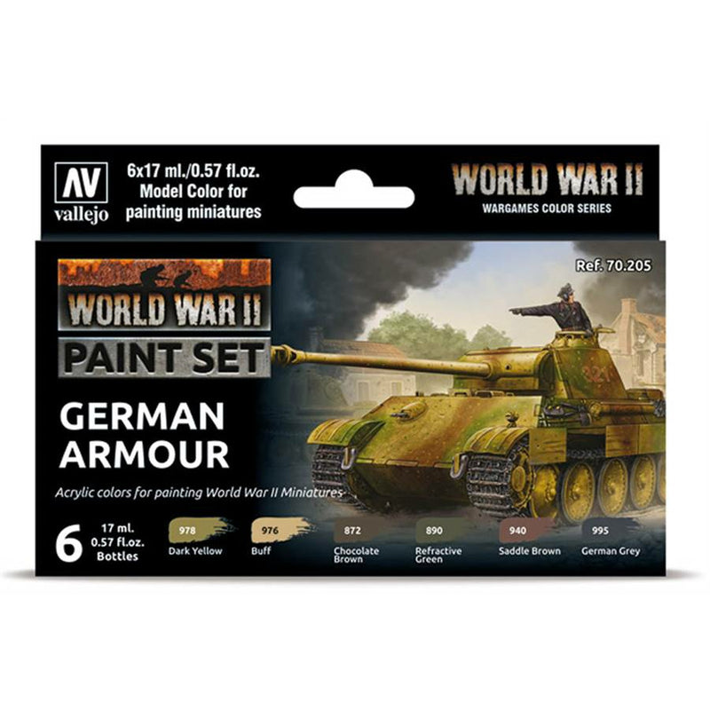 Vallejo WW2 German Armour Paint Set VAL70205 New - TISTA MINIS