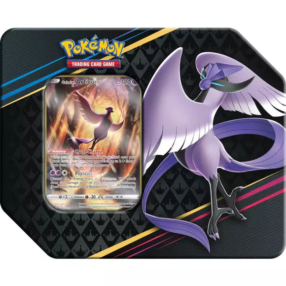 Crown Zenith Galarin Tins - Galarian Articuno - Tistaminis