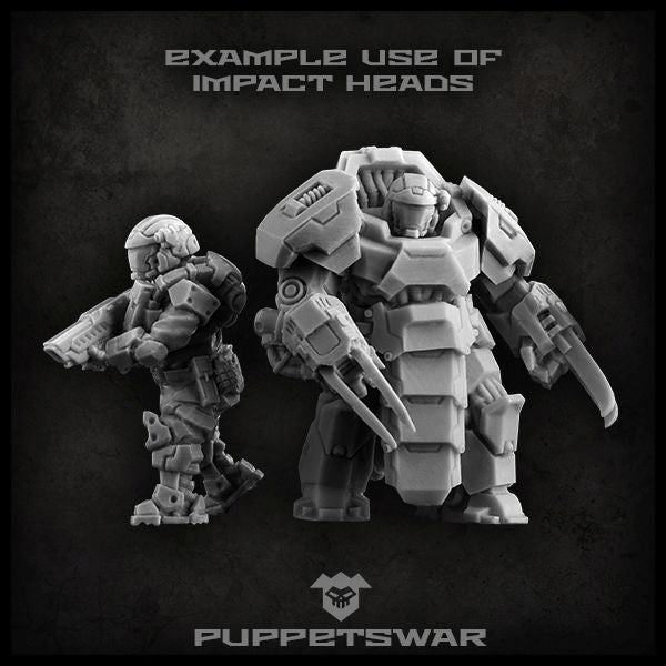 Puppets War Impact Team helmets New - Tistaminis