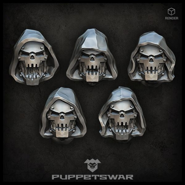 Puppets War Hooded Iron Mutants Heads New - Tistaminis