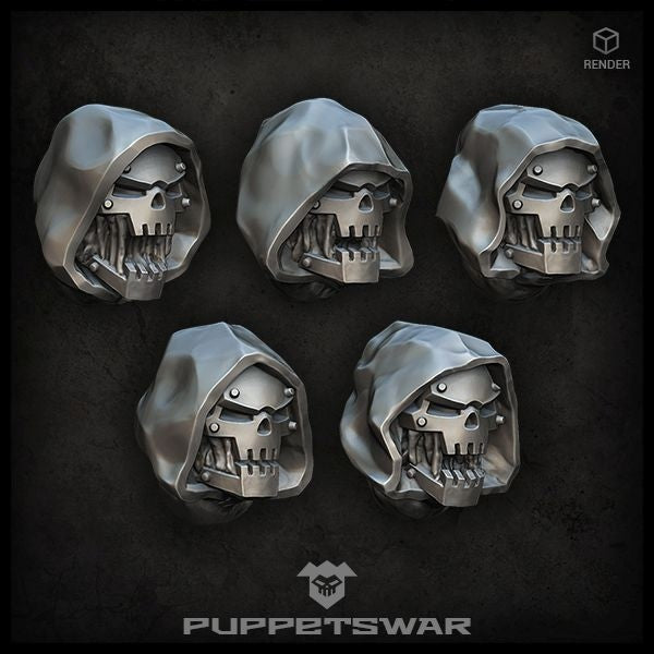 Puppets War Hooded Iron Mutants Heads New - Tistaminis