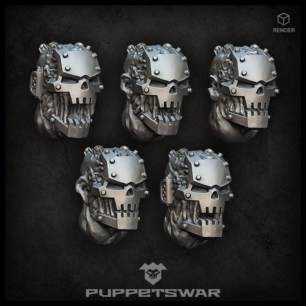 Puppets War Iron Mutants Heads New - Tistaminis