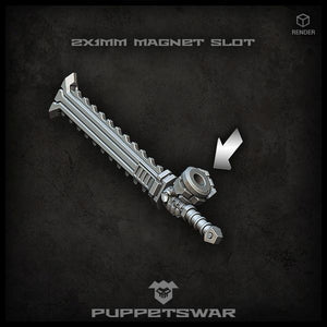 Puppets War Heavy Jigswords (right) New - Tistaminis