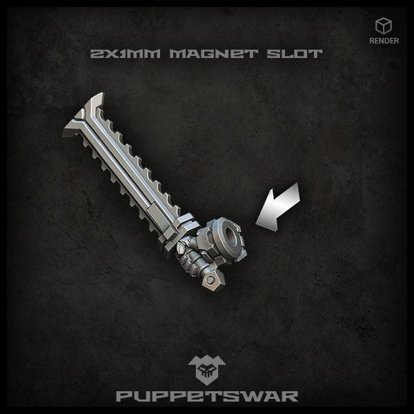 Puppets War Jigswords (right) New - Tistaminis