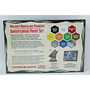 Dungeons And Dragons Adventurers Paint Set New - TISTA MINIS