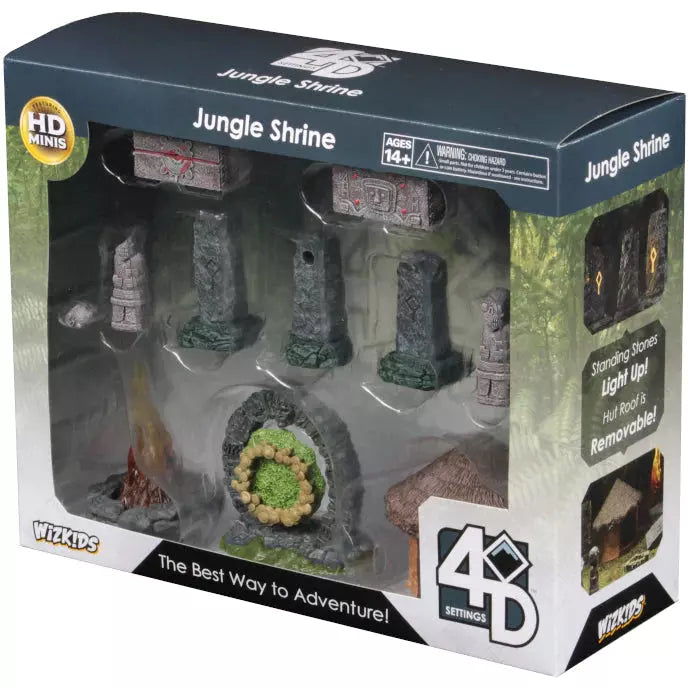 Dungeons and Dragons Wizkids 4D Settings: Terrain Jungle Shrine New - Tistaminis