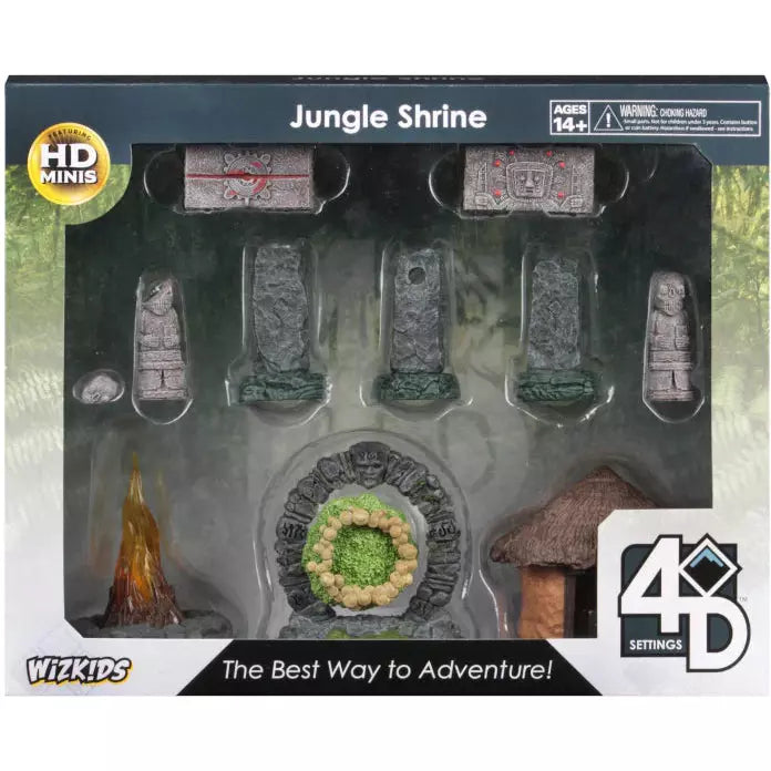 Dungeons and Dragons Wizkids 4D Settings: Terrain Jungle Shrine New - Tistaminis