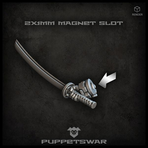 Puppets War Katanas (right) New - Tistaminis