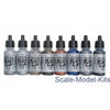 Vallejo VAL71176 METALLIC COLORS MODEL AIR (8 COLOR SET) Paint Set New - TISTA MINIS