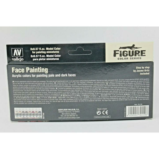 Vallejo Figure Colour Series Paint Set: Face Painting - VAL70119 - TISTA MINIS