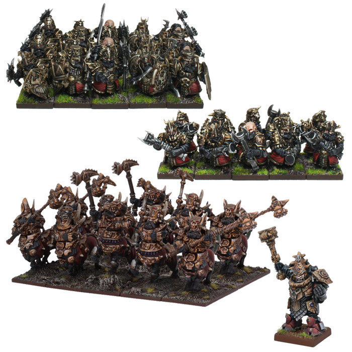 Kings of War Abyssal Dwarf Army New - Tistaminis