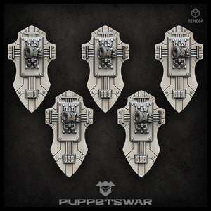 Puppets War Dragon Shields (left) New - Tistaminis