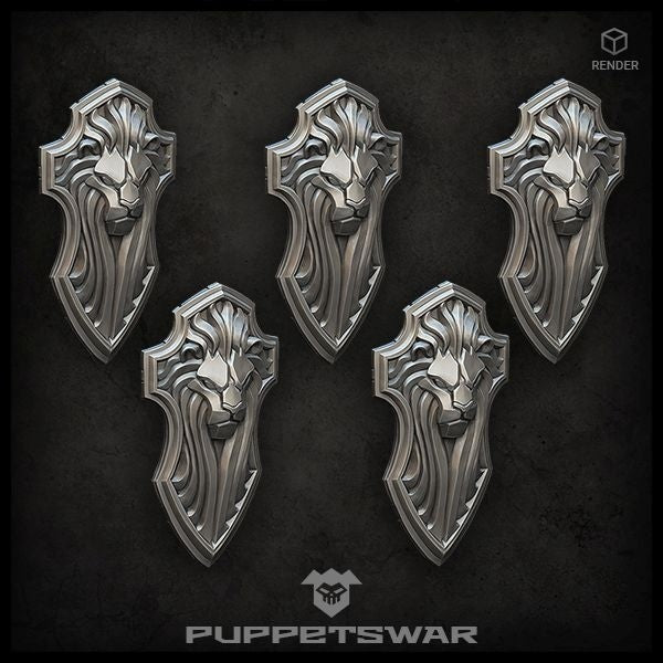 Puppets War Lion Shields (left) New - Tistaminis