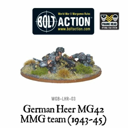 Bolt Action German Heer MG42 MMG Team New | TISTAMINIS