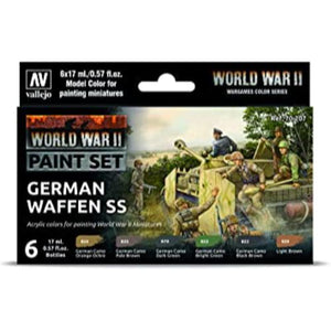 Vallejo WWII German Waffen SS Paint Set New VAL70207 - TISTA MINIS