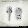 Kromlech	Odyssian Knight Mask & Crest (2) New - Tistaminis