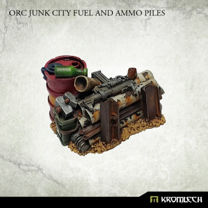 Kromlech	Orc Junk City Fuel and Ammo Piles (6) New - Tistaminis