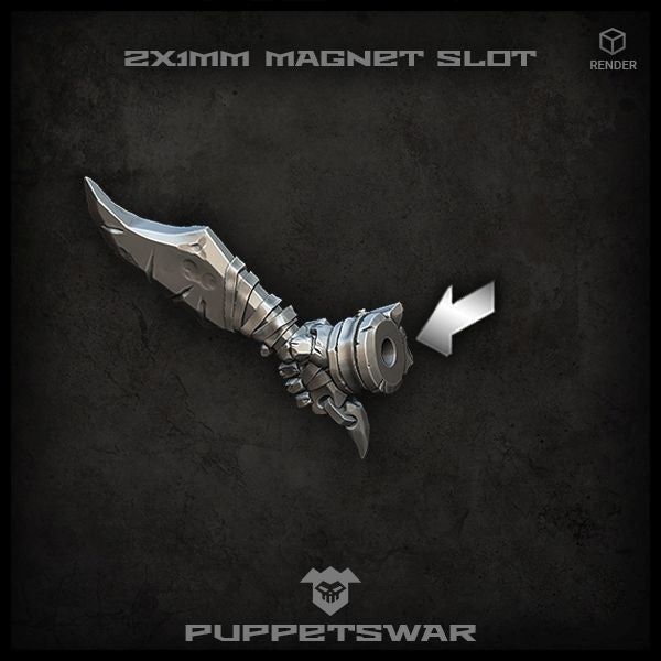 Puppets War Orc Blades (right) New - Tistaminis