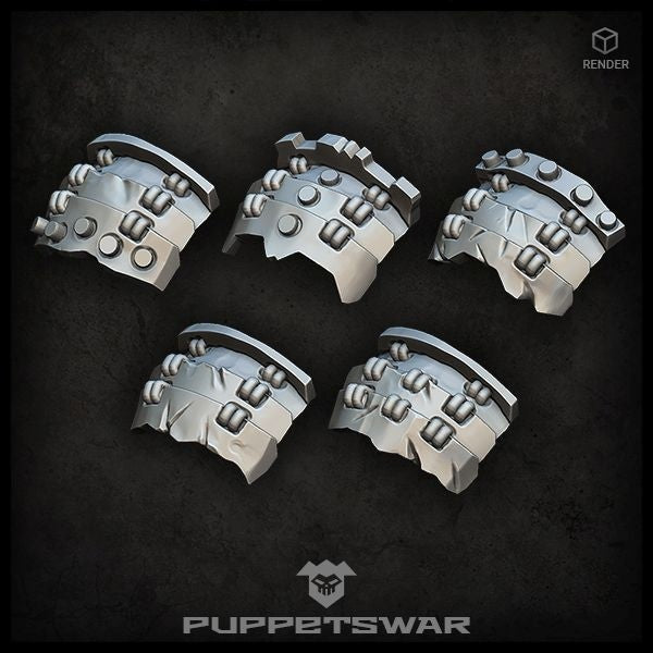 Puppets War Orc Bushi Shoulder Pads New - Tistaminis