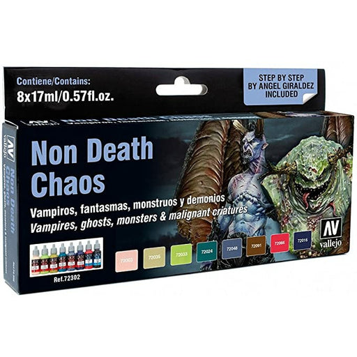 Vallejo Non Death Chaos Paint Set VAL72302 New - TISTA MINIS