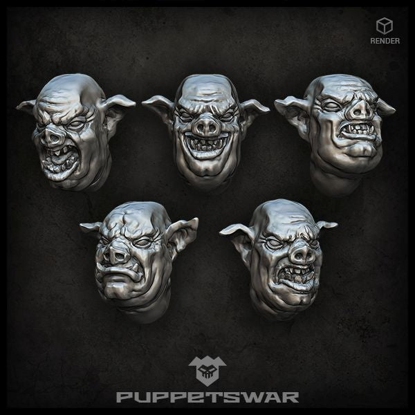 Puppets War Pig Hybrid Heads New - Tistaminis