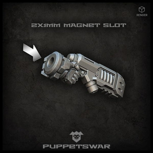 Puppets War Plasma Pistols (left) New - Tistaminis