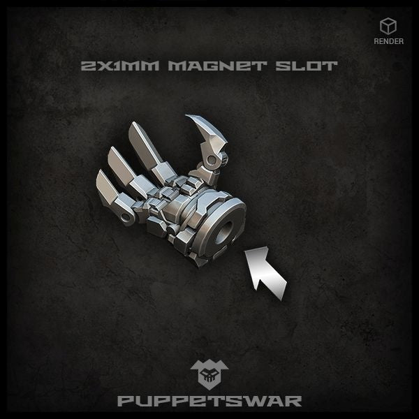 Puppets War Power Claws (right) New - Tistaminis