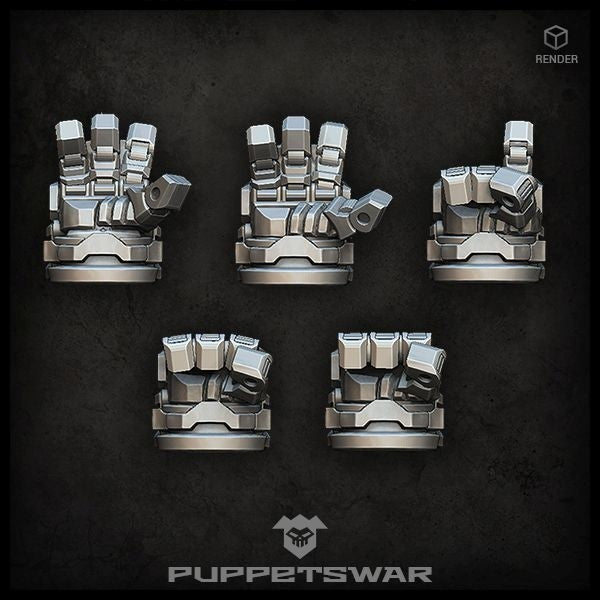 Puppets War Power Gloves (right) New - Tistaminis