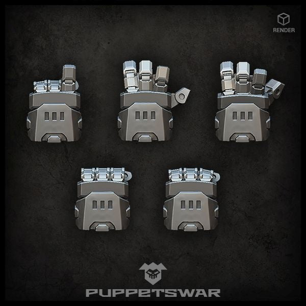 Puppets War Power Gloves (left) New - Tistaminis